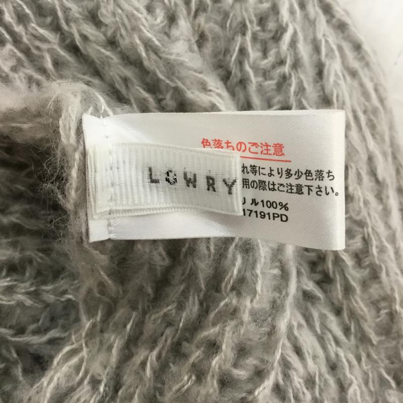 ローリーズファーム LOWRYS FARM マフラー マフラー 無地 灰 / グレー /  レディース USED 古着 中古 10045478