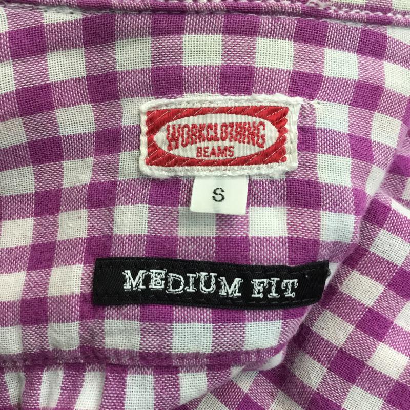 ビームス BEAMS シャツ、ブラウス 長袖 チェックシャツ S チェック マルチカラー / マルチカラー /  メンズ USED 古着 中古 10045713