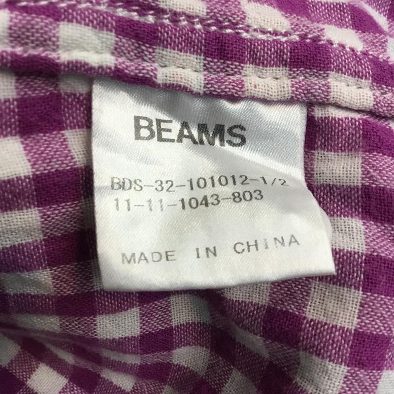 ビームス BEAMS シャツ、ブラウス 長袖 チェックシャツ S チェック マルチカラー / マルチカラー /  メンズ USED 古着 中古 10045713