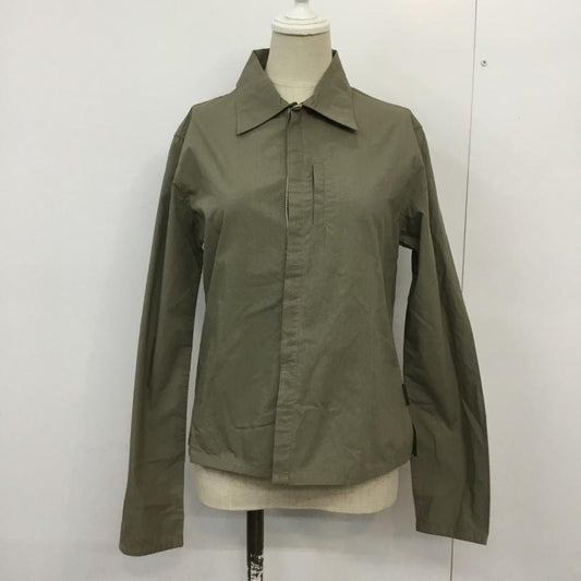 ヘリーハンセン HELLY HANSEN シャツ、ブラウス 長袖 タグ付き M 無地 カーキ / カーキ /  レディース USED 古着 中古 10045738