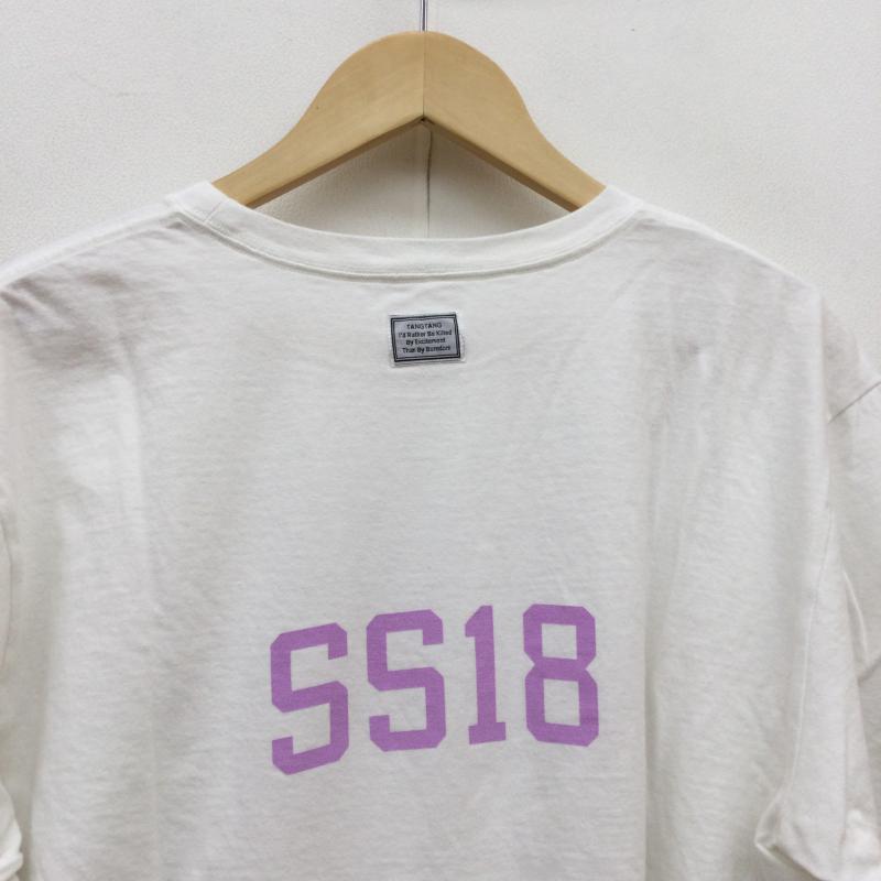 タンタン TANG TANG Tシャツ 半袖 Ron Herman　別注 L ロゴ、文字 白 / ホワイト /  メンズ USED 古着 中古 10045740