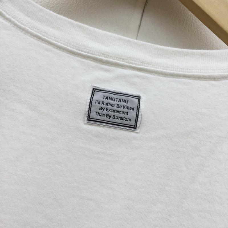タンタン TANG TANG Tシャツ 半袖 Ron Herman　別注 L ロゴ、文字 白 / ホワイト /  メンズ USED 古着 中古 10045740