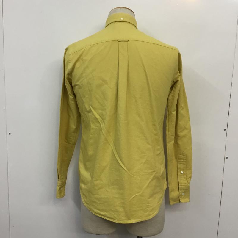 ブルーワーク BLUE WORK シャツ、ブラウス 長袖 ボタンダウン 0 無地 黄 / イエロー /  メンズ USED 古着 中古 10046009