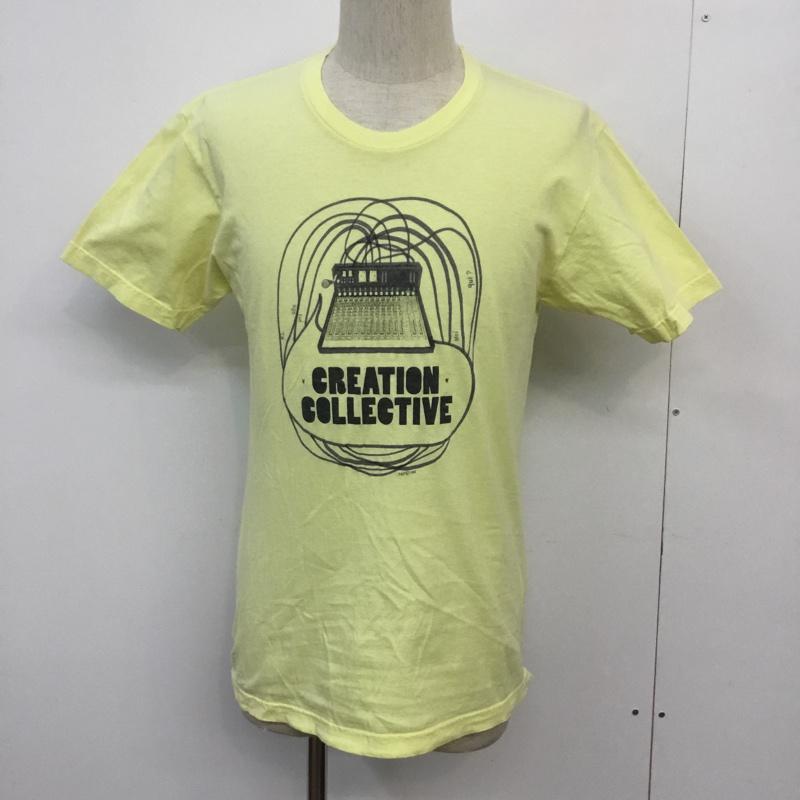 ユナイテッドアローズブルーレーベル UNITEDARROWSBLUELABEL Tシャツ 半袖 プリント M プリント 黄 / イエロー /  メンズ USED 古着 中古 10046052
