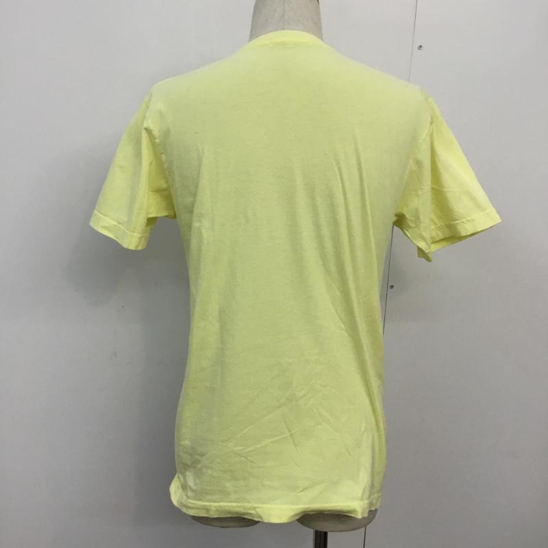ユナイテッドアローズブルーレーベル UNITEDARROWSBLUELABEL Tシャツ 半袖 プリント M プリント 黄 / イエロー /  メンズ USED 古着 中古 10046052