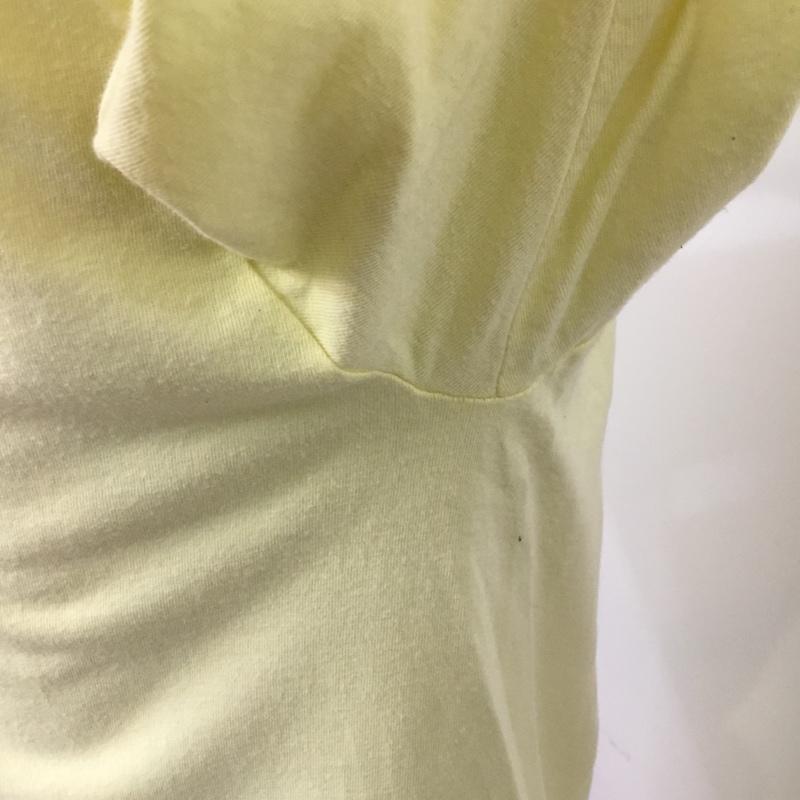 ユナイテッドアローズブルーレーベル UNITEDARROWSBLUELABEL Tシャツ 半袖 プリント M プリント 黄 / イエロー /  メンズ USED 古着 中古 10046052