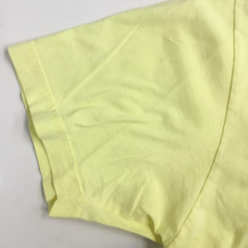 ユナイテッドアローズブルーレーベル UNITEDARROWSBLUELABEL Tシャツ 半袖 プリント M プリント 黄 / イエロー /  メンズ USED 古着 中古 10046052