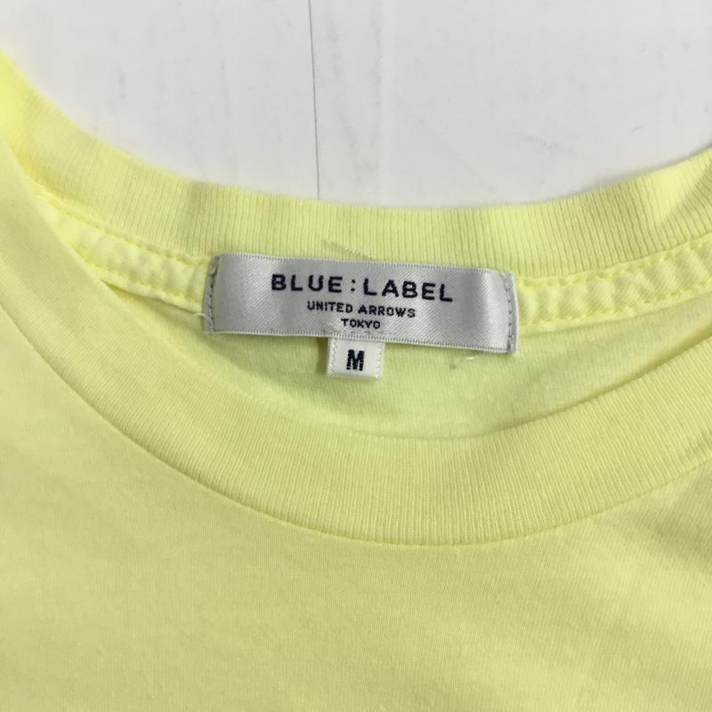 ユナイテッドアローズブルーレーベル UNITEDARROWSBLUELABEL Tシャツ 半袖 プリント M プリント 黄 / イエロー /  メンズ USED 古着 中古 10046052