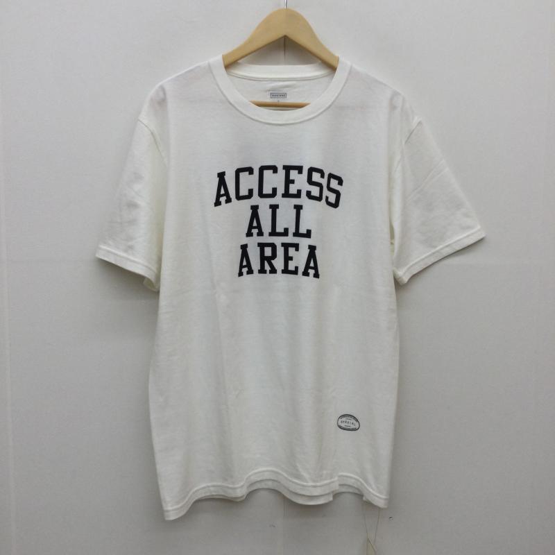 タンタン TANG TANG Tシャツ 半袖 STAFF TEE L ロゴ、文字 白 / ホワイト /  メンズ USED 古着 中古 10046077