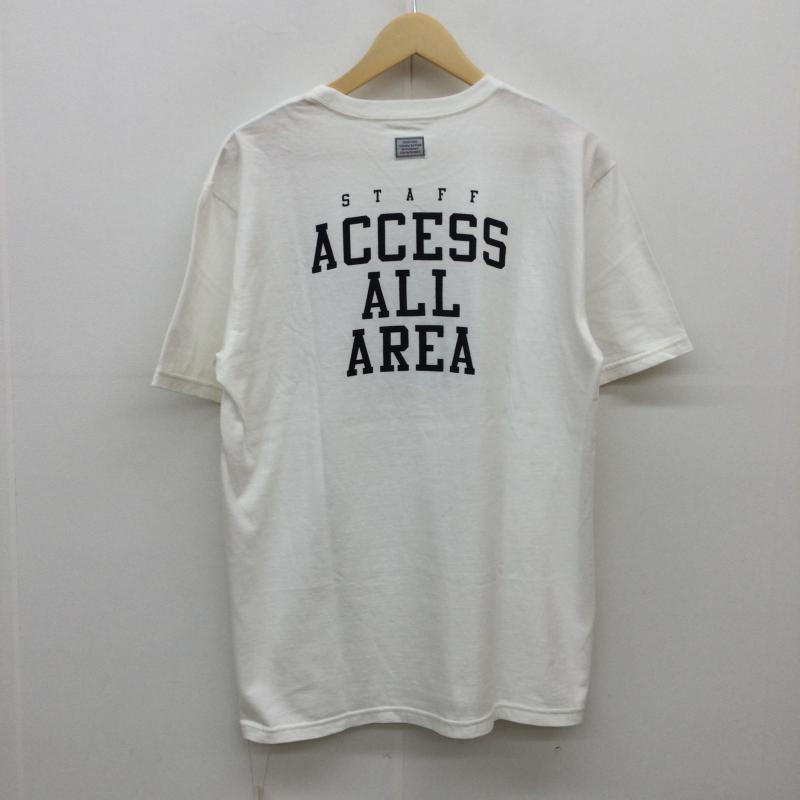 タンタン TANG TANG Tシャツ 半袖 STAFF TEE L ロゴ、文字 白 / ホワイト /  メンズ USED 古着 中古 10046077