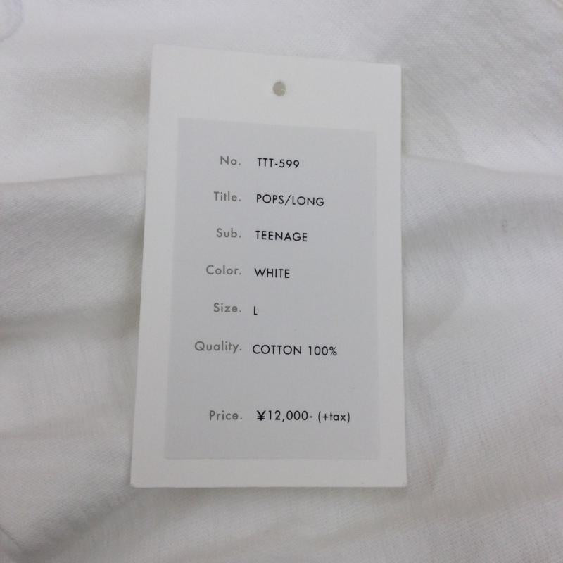 タンタン TANG TANG Tシャツ 長袖 × GOING UNDER GROUND L 白 / ホワイト /  メンズ USED 古着 中古 10046079