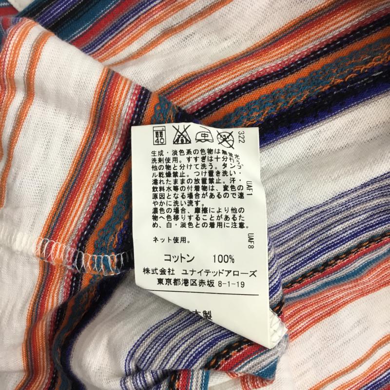 グリーンレーベルリラクシング green label relaxing Tシャツ 半袖 マルチボーダー 2 ボーダー柄 マルチカラー / マルチカラー /  メンズ USED 古着 中古 10046119