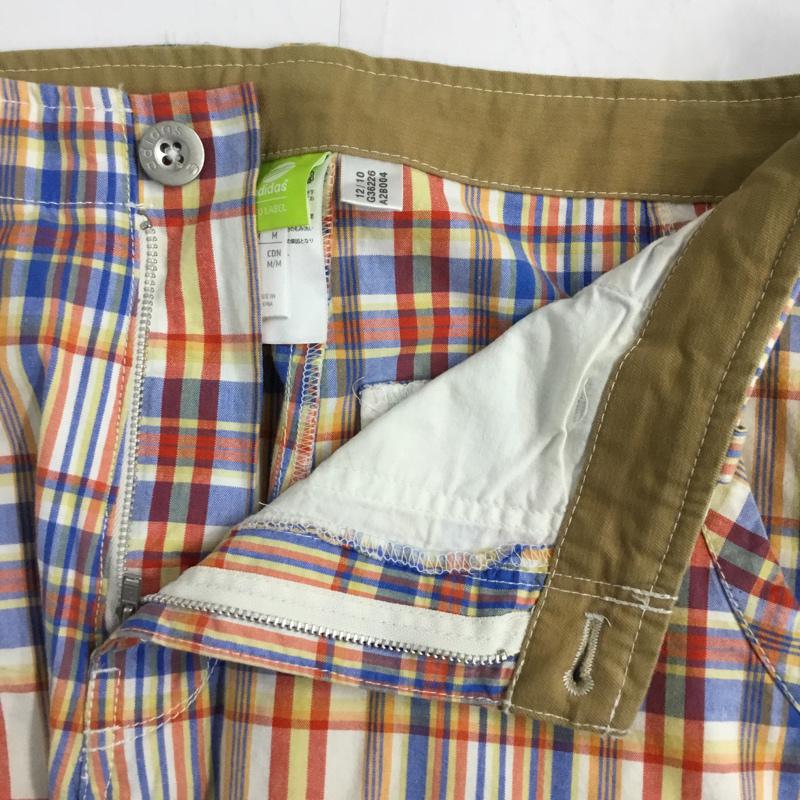 アディダス adidas パンツ ショートパンツ チェック ハーフパンツ neolabel デビットベッカム コラボ M チェック マルチカラー / マルチカラー /  メンズ USED 古着 中古 10046136