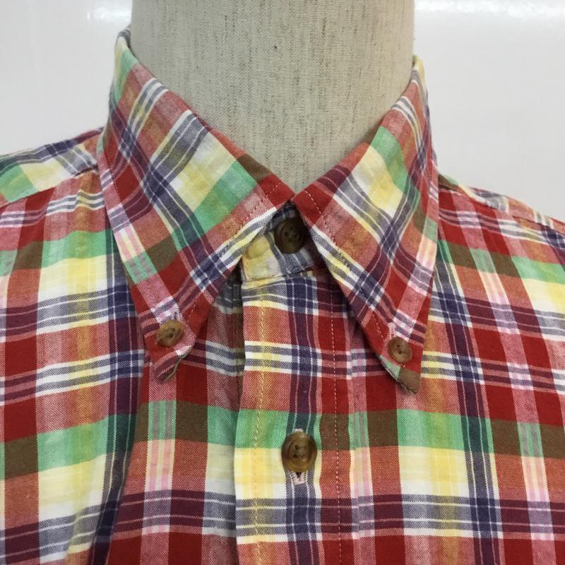 チャップスラルフローレン CHAPSRALPHLAUREN シャツ、ブラウス 半袖 チェック ボタンダウン M チェック マルチカラー / マルチカラー /  メンズ USED 古着 中古 10046408