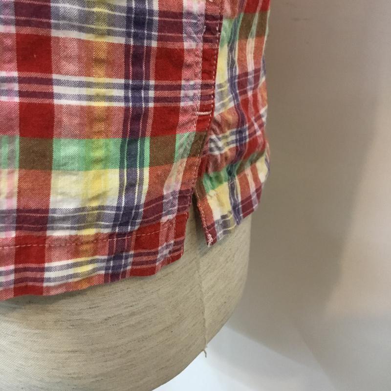 チャップスラルフローレン CHAPSRALPHLAUREN シャツ、ブラウス 半袖 チェック ボタンダウン M チェック マルチカラー / マルチカラー /  メンズ USED 古着 中古 10046408