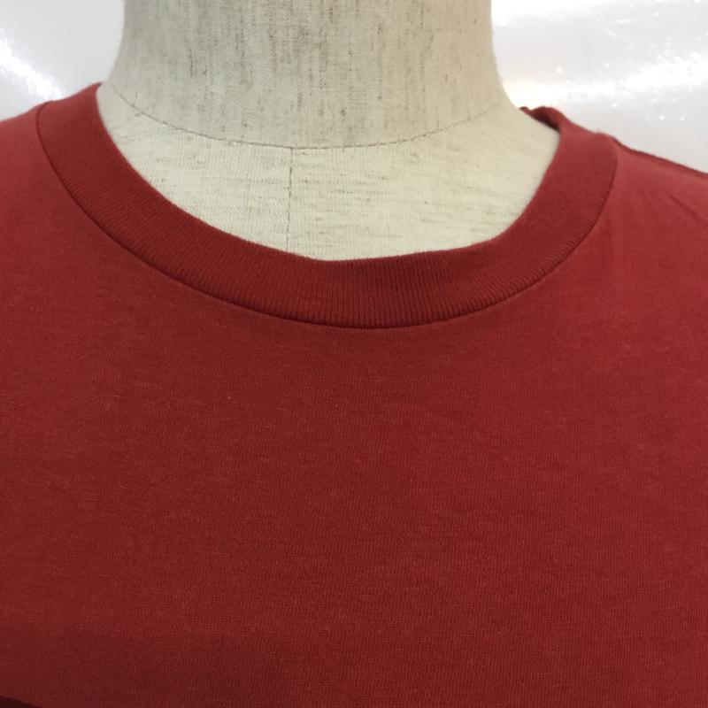 サタデーズサーフニューヨークシティー SATURDAYS SURF NYC Tシャツ 半袖 プリントＴシャツ S 無地 X プリント 赤 / レッド /  メンズ USED 古着 中古 10046455
