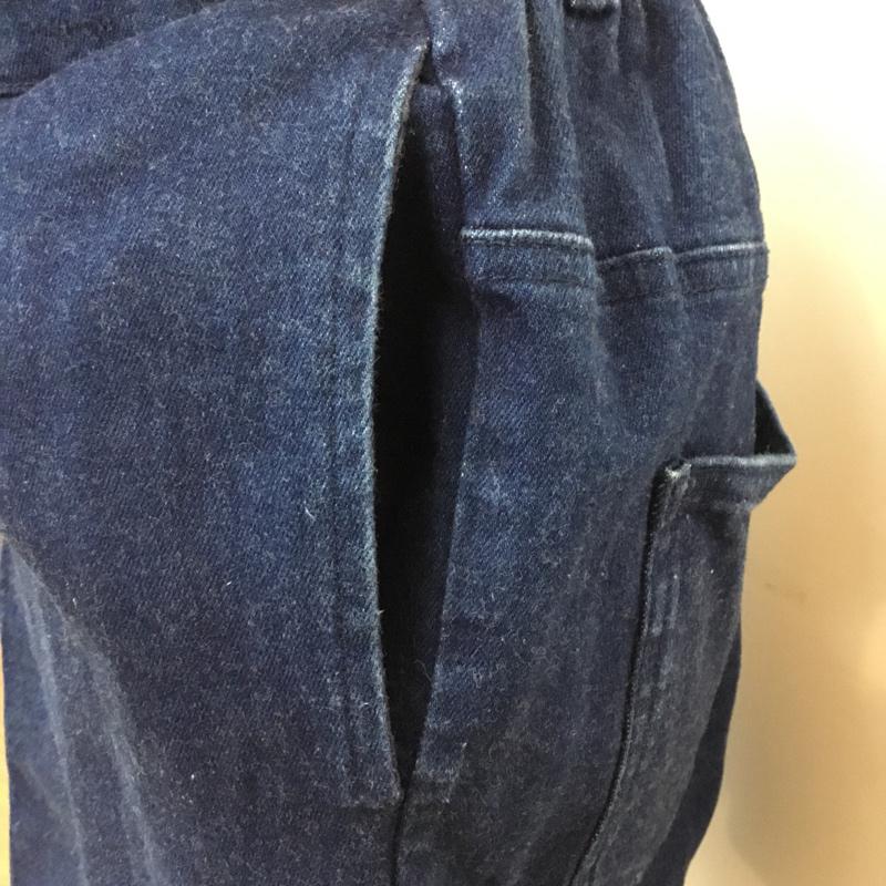 レトロガール RETRO GIRL スカート ひざ丈スカート デニムスカート M 無地 インディゴ / インディゴ /  レディース USED 古着 中古 10046502
