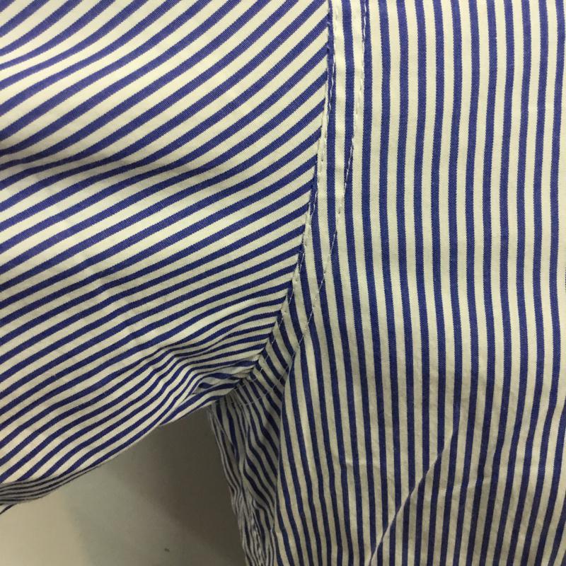 ディコ テーラード DICO TAILORED シャツ、ブラウス 半袖 ストライプ 半袖シャツ 44 ストライプ 水色 / ライトブルー /  メンズ USED 古着 中古 10046677