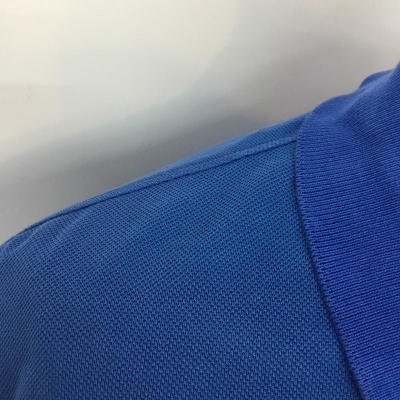 トゥモローランド TOMORROWLAND ポロシャツ 半袖 TOMORROWLAND×Julien David L 無地 X ワンポイント 青 / ブルー /  メンズ USED 古着 中古 10046695