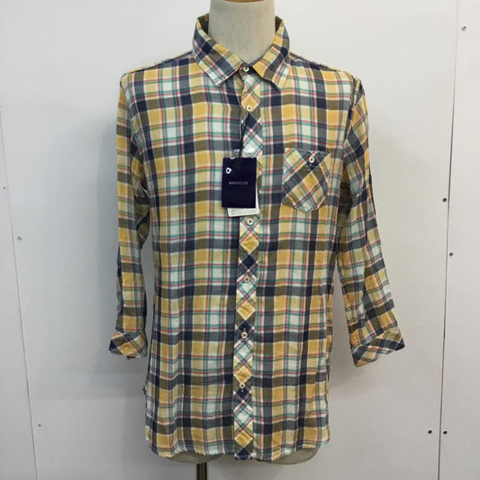 アバハウス ABAHOUSE シャツ、ブラウス 長袖 4 チェック マルチカラー / マルチカラー /  メンズ USED 古着 中古 10046751