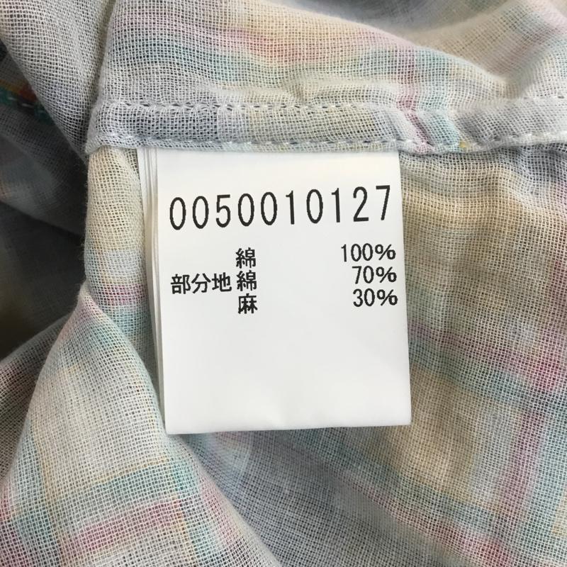 アバハウス ABAHOUSE シャツ、ブラウス 長袖 4 チェック マルチカラー / マルチカラー /  メンズ USED 古着 中古 10046751