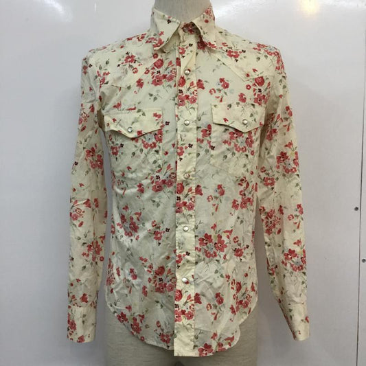 アーペーセー A.P.C. シャツ、ブラウス 長袖 M 花柄 オフホワイト / オフホワイト /  メンズ USED 古着 中古 10046889