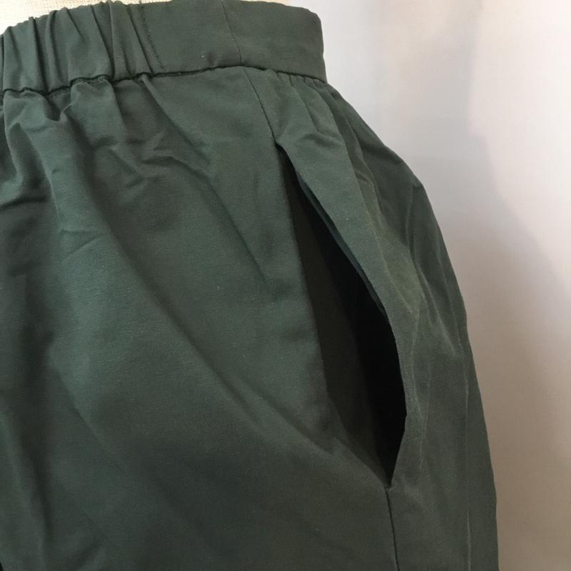グローバルワーク GLOBAL WORK スカート ひざ丈スカート L 無地 緑 / グリーン /  レディース USED 古着 中古 10047021