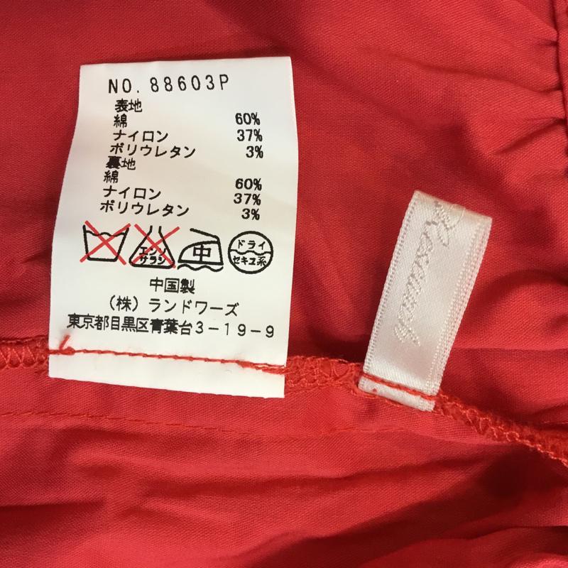 アーバンリサーチ URBAN RESEARCH スカート ひざ丈スカート FREE 無地 赤 / レッド /  レディース USED 古着 中古 10047024