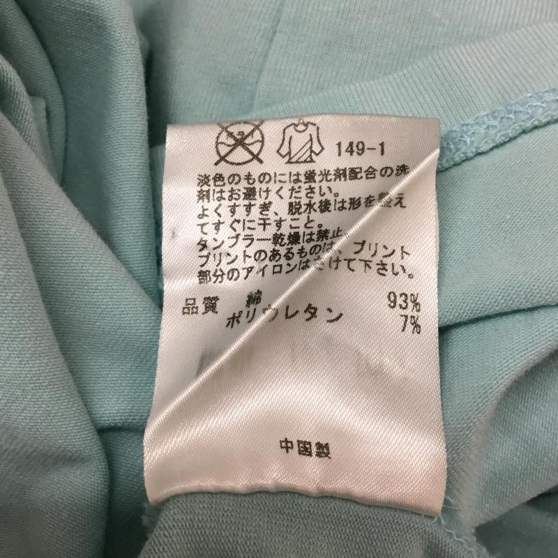 ニジュウサンク 23区 ポロシャツ 長袖 ギャザー カットソー 44 無地 水色 / ライトブルー /  レディース USED 古着 中古 10047239