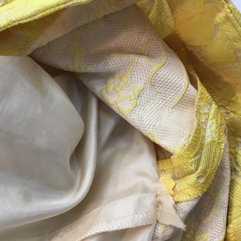 ジルスチュアート JILLSTUART スカート ミニスカート 0 花柄 黄 / イエロー /  レディース USED 古着 中古 10047280