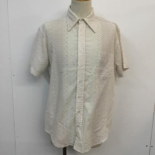 ボルコム VOLCOM シャツ、ブラウス 半袖 M 総柄 白 / ホワイト /  メンズ USED 古着 中古 10047295