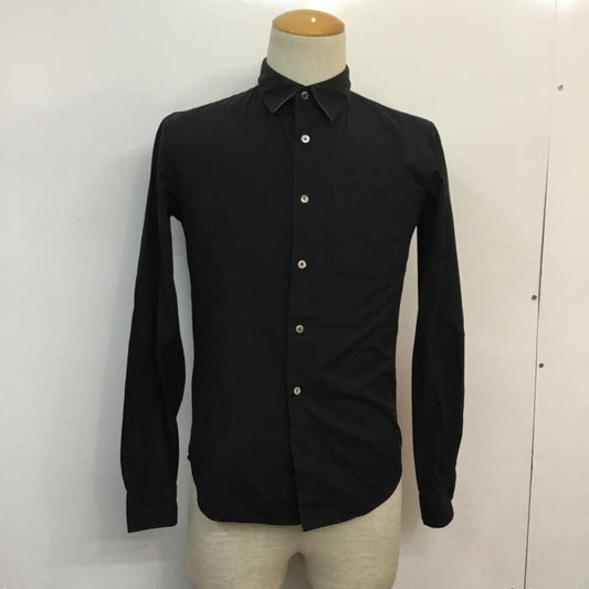 ハレ HARE シャツ、ブラウス 長袖 S 無地 黒 / ブラック /  メンズ USED 古着 中古 10047307