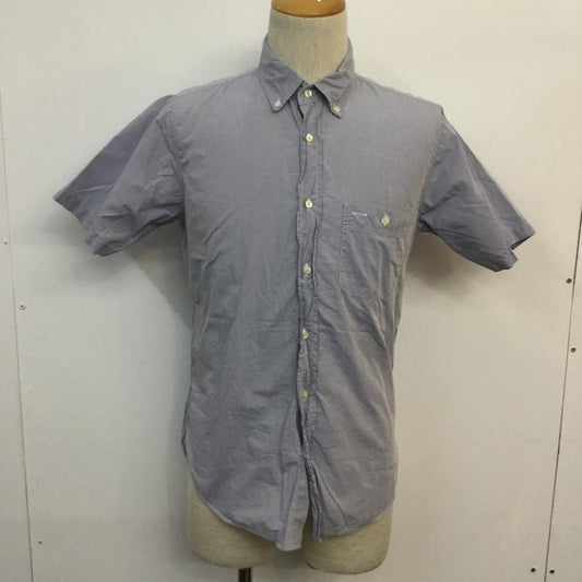 ビューティアンドユースユナイテッドアローズ BEAUTY&YOUTH UNITED ARROWS シャツ、ブラウス 半袖 ボタンダウンシャツ M 無地 水色 / ライトブルー /  メンズ USED 古着 中古 10047311