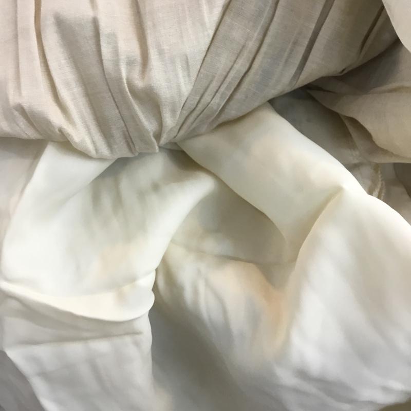 バーバリーロンドン Burberry London スカート ひざ丈スカート プリーツ 38 無地 ベージュ / ベージュ /  レディース USED 古着 中古 10047322