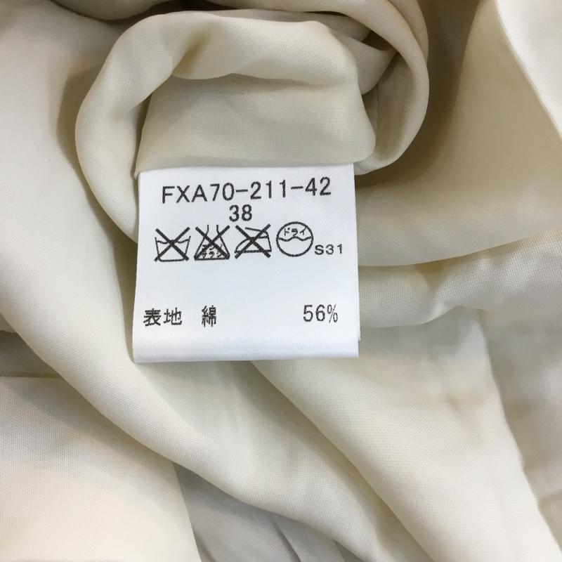 バーバリーロンドン Burberry London スカート ひざ丈スカート プリーツ 38 無地 ベージュ / ベージュ /  レディース USED 古着 中古 10047322