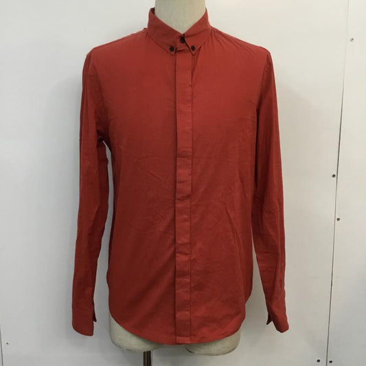 フーズフーギャラリー WHO'S WHO gallery シャツ、ブラウス 長袖 ボタンダウンシャツ L 無地 赤 / レッド /  メンズ USED 古着 中古 10047549