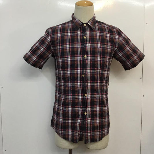 アーバンリサーチ URBAN RESEARCH シャツ、ブラウス 半袖 40 チェック マルチカラー / マルチカラー /  メンズ USED 古着 中古 10047557