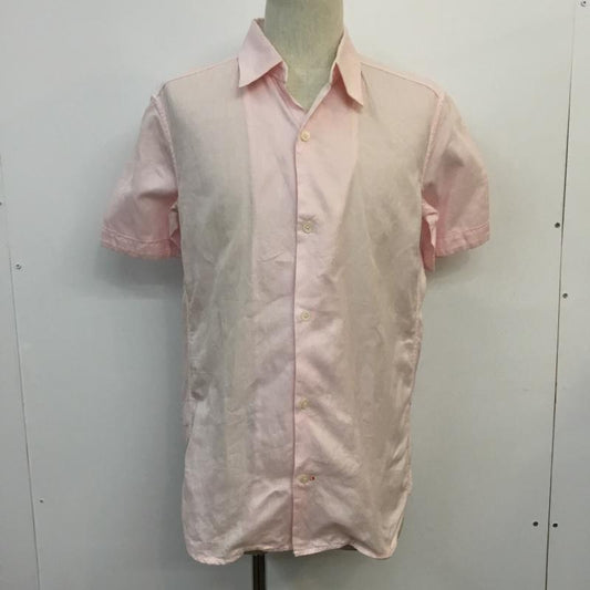 ドゥニーム Denime シャツ、ブラウス 半袖 L 無地 桃 / ピンク /  メンズ USED 古着 中古 10047579
