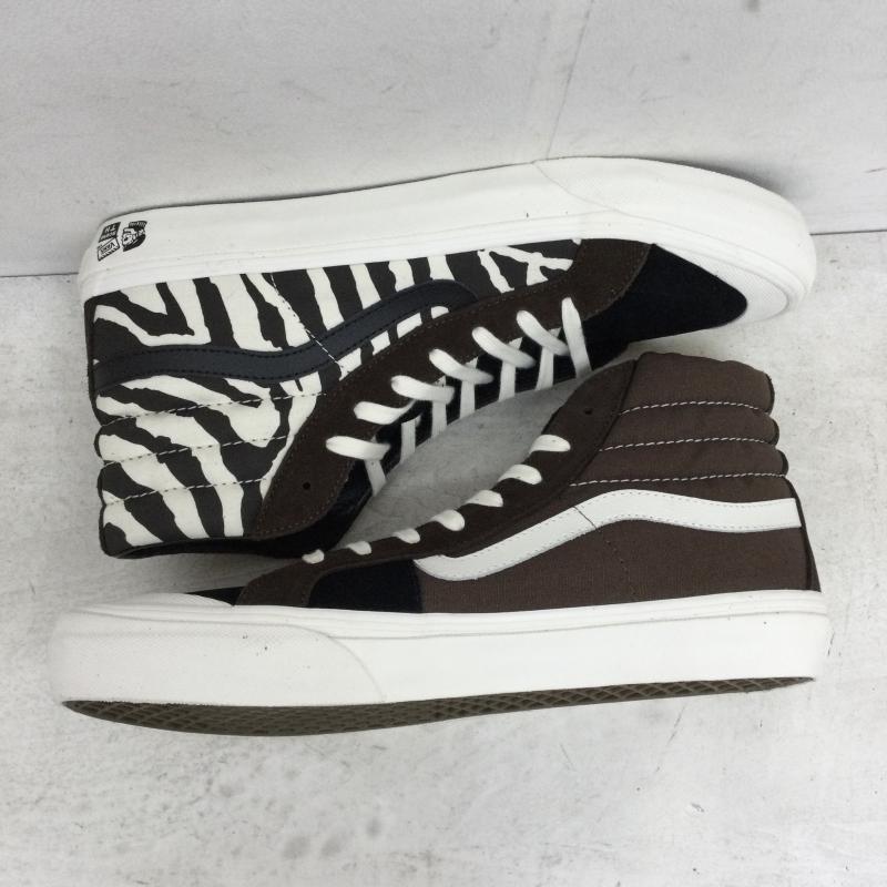 バンズボルト VANS VAULT スニーカー スニーカー × TAKA HAYASHI ZEBRA SK8 HI 29.5cm ゼブラ柄 黒 / ブラック / X 白 / ホワイト /  メンズ USED 古着 中古 10047728