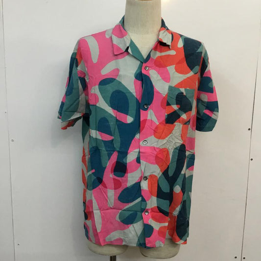 ダブルレインボー DOUBLE RAINBOUU シャツ、ブラウス 半袖 XL 総柄 マルチカラー / マルチカラー /  メンズ USED 古着 中古 10047961