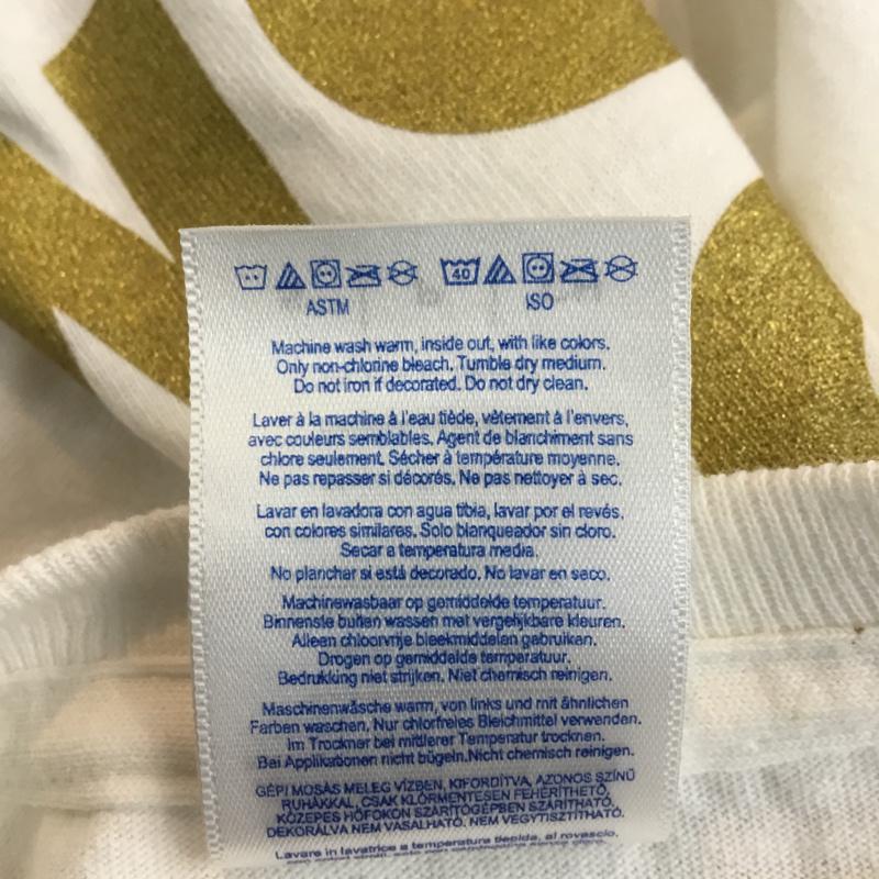 タンタン TANG TANG Tシャツ 半袖 S ロゴ、文字 白 / ホワイト /  メンズ USED 古着 中古 10048024