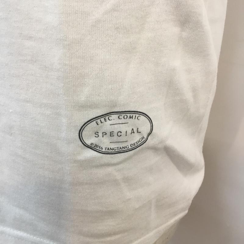 タンタン TANG TANG Tシャツ 半袖 S ロゴ、文字 白 / ホワイト /  メンズ USED 古着 中古 10048024
