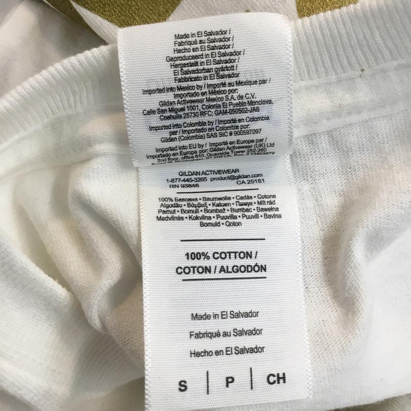 タンタン TANG TANG Tシャツ 半袖 S ロゴ、文字 白 / ホワイト /  メンズ USED 古着 中古 10048024