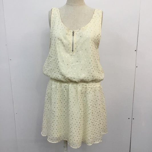 ツインルーム TWNROOM ワンピース ひざ丈スカート FREE 総柄 アイボリー / アイボリー /  レディース USED 古着 中古 10048102