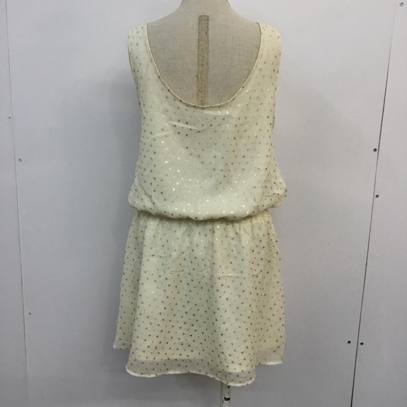 ツインルーム TWNROOM ワンピース ひざ丈スカート FREE 総柄 アイボリー / アイボリー /  レディース USED 古着 中古 10048102