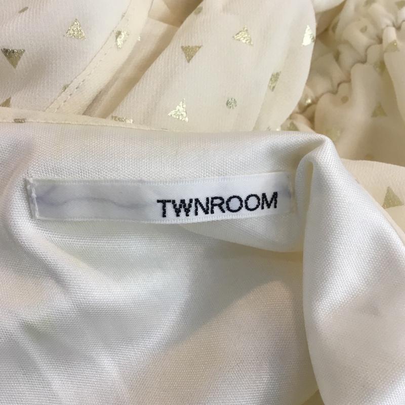 ツインルーム TWNROOM ワンピース ひざ丈スカート FREE 総柄 アイボリー / アイボリー /  レディース USED 古着 中古 10048102