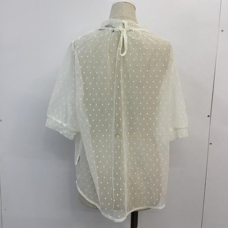 ダブルクローゼット w closet カットソー 半袖 FREE 無地 白 / ホワイト /  レディース USED 古着 中古 10048237