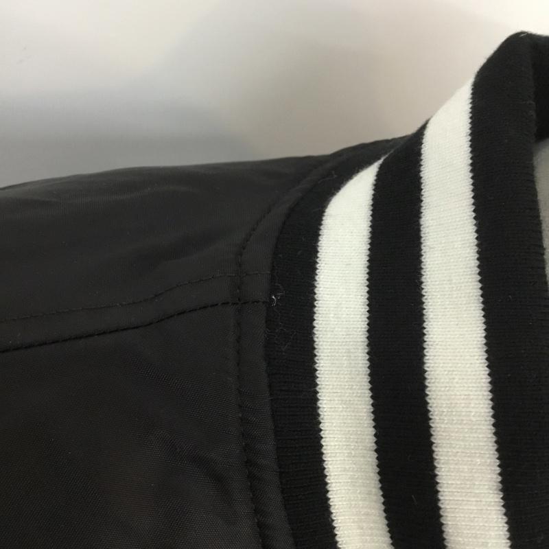 アベイシングエイプ A BATHING APE ジャケット、上着 ジャンパー、ブルゾン Russell 'College Varsity L 無地 黒 / ブラック /  メンズ USED 古着 中古 10048623