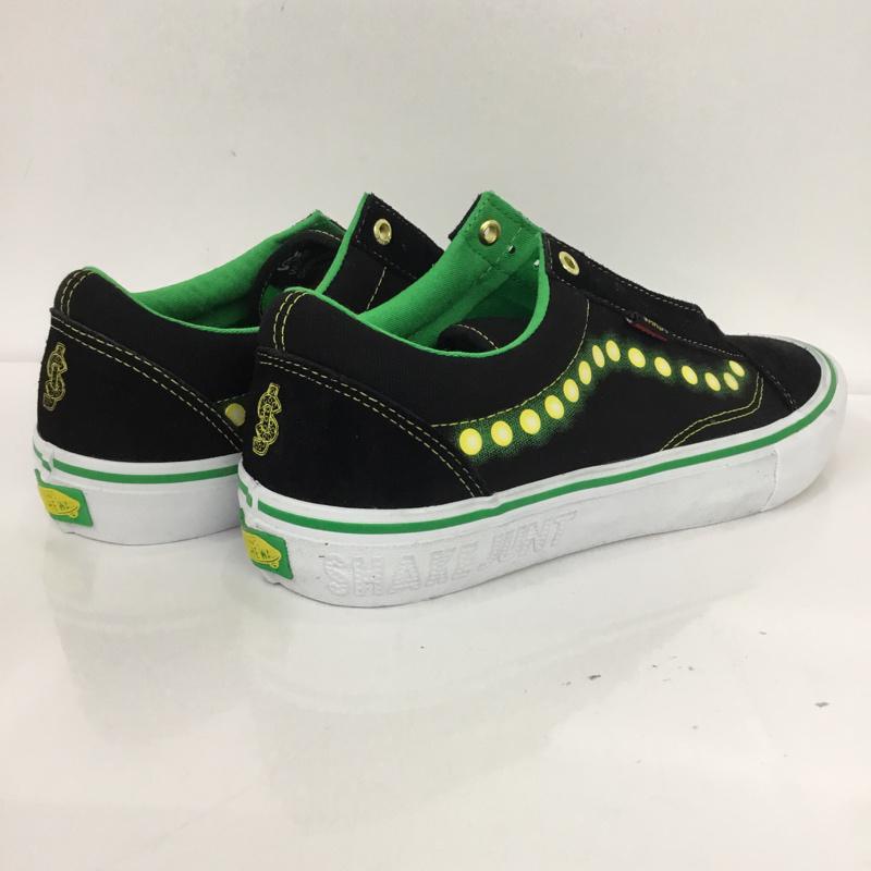 バンズ VANS スニーカー スニーカー OLD SKOOL PRO SHAKE JUNT コラボ VN0A45JC0V4 29.5cm 箱有 29.5cm  黒 / ブラック / X 緑 / グリーン /  メンズ USED 古着 中古 10048624