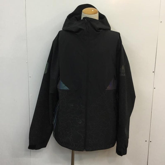 アベイシングエイプ A BATHING APE ジャケット、上着 ジャンパー、ブルゾン DU0202 SNOW JACKET adidas 無地 X ロゴ、文字 黒 / ブラック /  メンズ USED 古着 中古 10048648